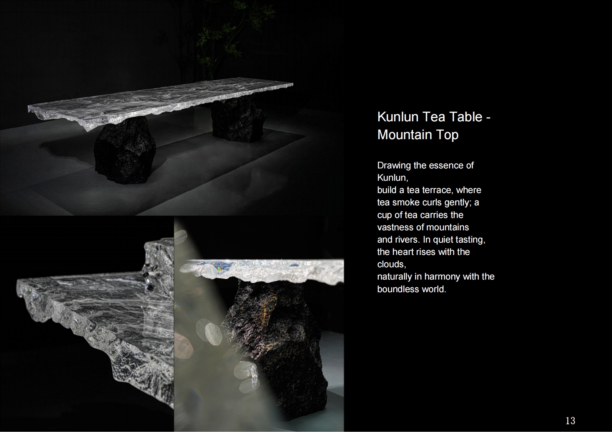 Kunlun Mountain Tea Table
